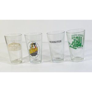 Pint Beer Glass Set 4 Liberty Street Brewing Big Horn Blond 16OZ Bar Man Cave